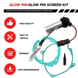 Anxingo 12V Glow Plug Repair Kit, Replacement for Eberspacher Espar Airtronic Heater D2 252069011300, Air Diesel Parking Heater Part Kit
