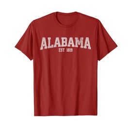 Classic Alabama Print Retro Varsity Vintage AlaBAMA T-Shirt