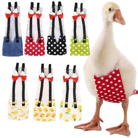 QBLEEV Pet Cole Duck Diapers for Baby Ducks, Chicken Diapers for Real Hens, Fashionable Duckling Nappy Poultry Cloth for Indoor Chick Goose Hen