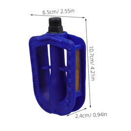BESPORTBLE Replacement Kids Pedals Slip Rubber Bike Pedals for Kids Blue Durable Anti-Slip