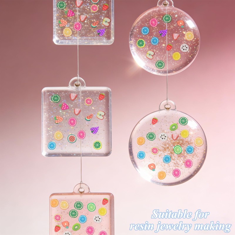 10000 pcs (20 Styles) Fruit Clay Slices, VEINARDYL Nail Art
