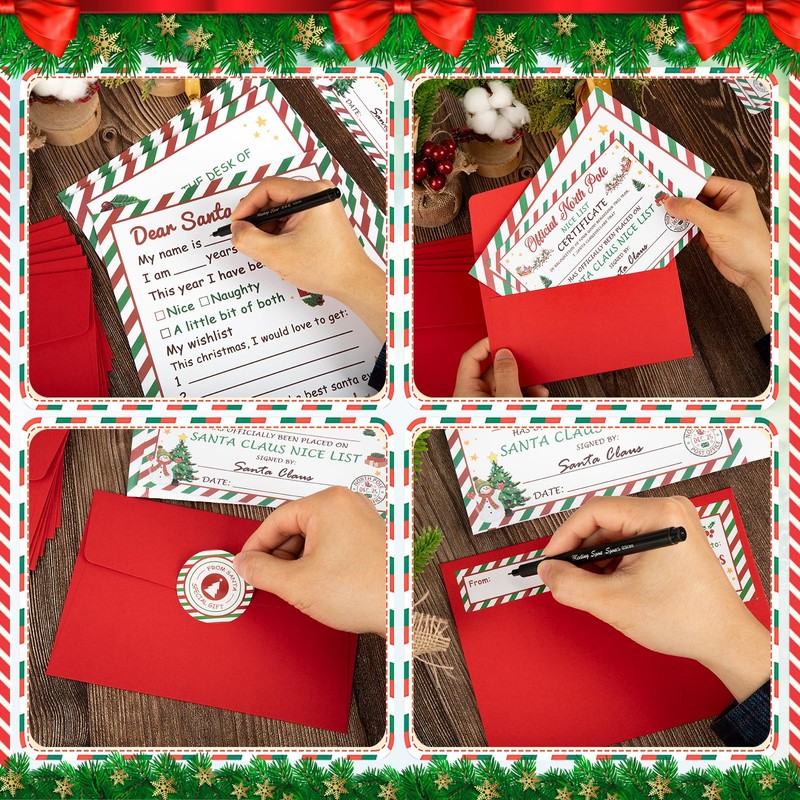 COCHIE Letter to Santa Kit, Letters from Santa, Christmas Writing