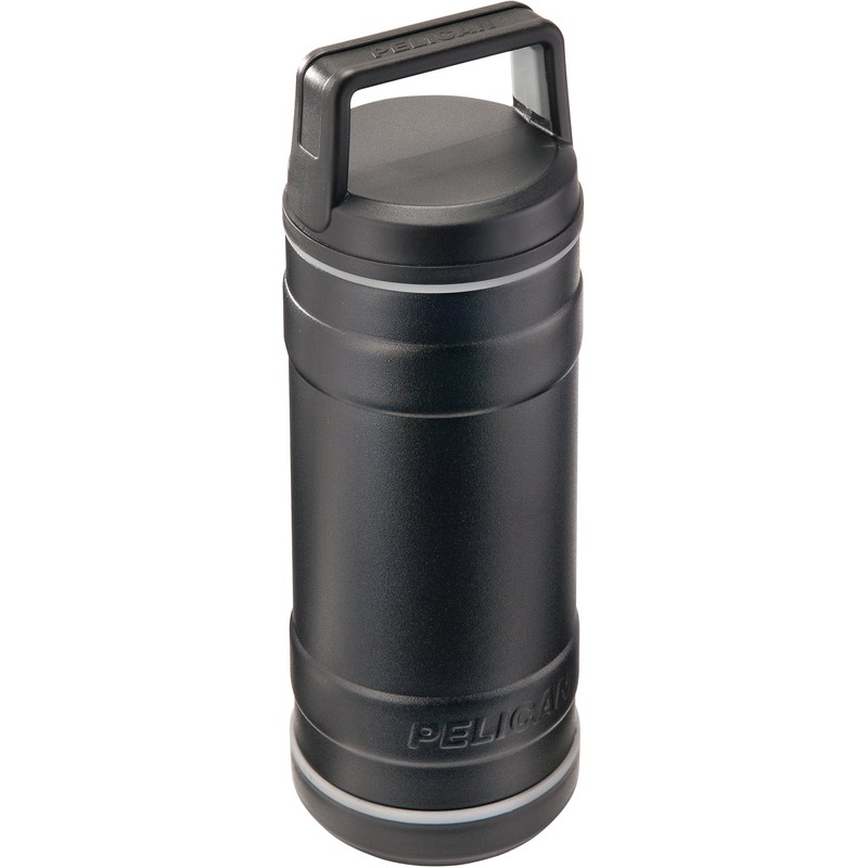 Pelican Traveller Bottle, 18 oz Capacity, Black