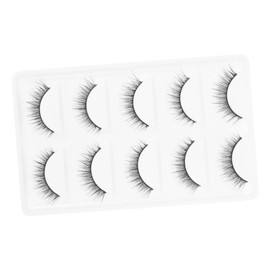 FOMIYES 3sets Dense Makeup Lashes Short to Long Fake Lashes Manmade Fiber Natural Reusable Perfect for Party Event 5pairs*3