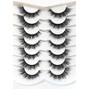 Pooplunch False Eyelashes Cat Eye Look Natural Fluffy Lashes Wispy
