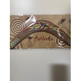 VTG Australian Returning Boomerang Hand Painted  Made in Australia BRAND NEW