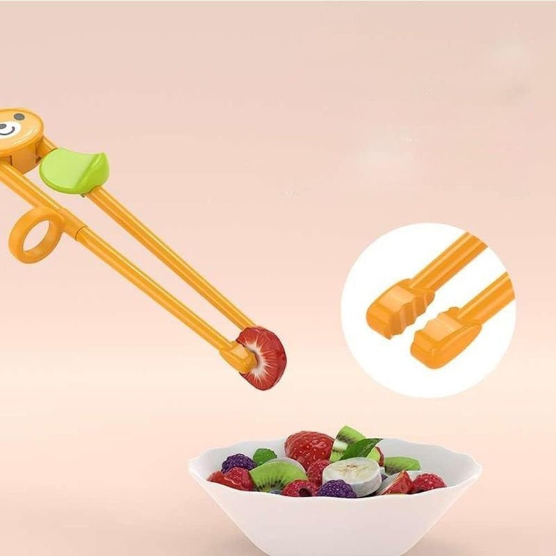 Black Panda Cartoon Animal Chopsticks Practice Helper, Children Practice Chopsticks