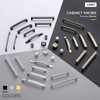 LANC Crystal Cabinet Knobs and Pulls Drawer/Furniture Handles Included Screws