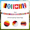WEDNOK Pack of 2 Olympic Games Flags Bunting European Flag