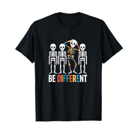 Be different Geschenk – Lustiges Dabbing Skelett T-Shirt
