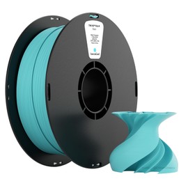 kexcelled Matte PLA Filament 1.75mm，Matte Turquoise PLA 3D Printer Filament 1kg Spool (2.2lbs) with +/-0.03mm Accuracy,Upgraded Tangle-Free Winding for Most FDM Printers