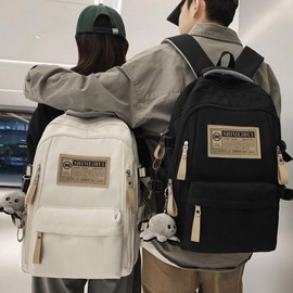 Men Women Student School Academy Bag Neat Design Trend Backpack ColorBlack