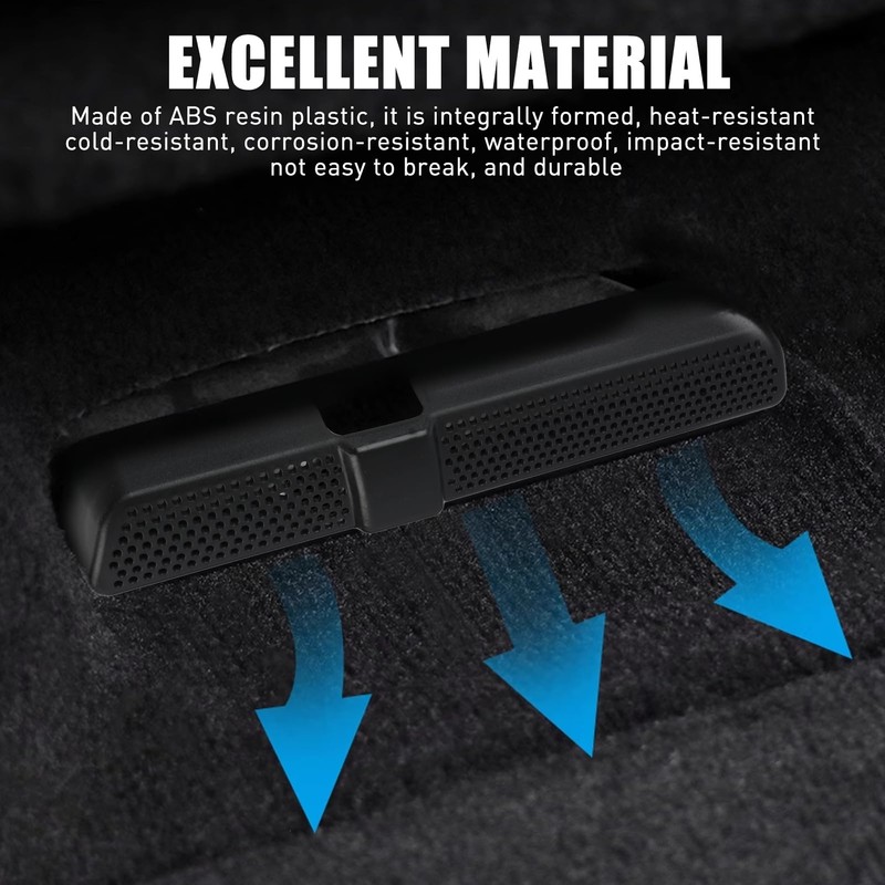 Jecdfs 2pcs Car Air Vent Cover,Lüftungsgitter Abdeckung Sitz Klimaanlagen Auslassabdeckungen,