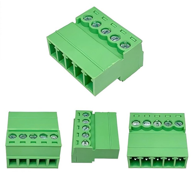 Willwewon 5 Sets 5-Pin 15EDGRK 3.81 mm/0.15 Inch Pitch PCB