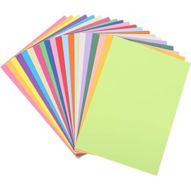 A4 Coloured Paper, 70gsm, 100 Sheets, Assorted Pastel Colours, Perfect for Origami, DIY Arts & Crafts, Paper Cutting, Drawing, Printing, Catalogue Production