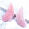 LALAFINA Quartz Wing Scraping Board Guasha Comb Crystal Gua Sha