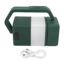 Rechargeable Lantern Built in Bluetooth Speaker Outdoor Camping Light for Night Emergency Green