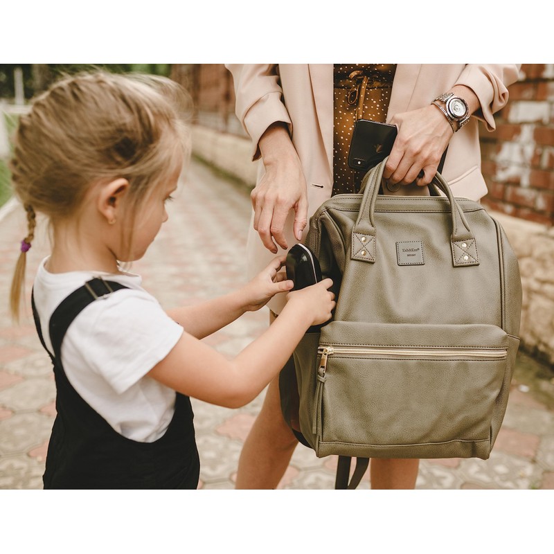 Kah&Kee Leather Backpack for Women and Men 15-inch Laptop Bag