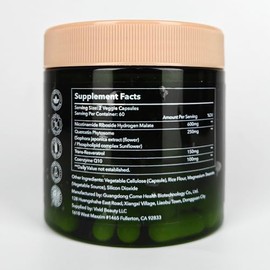 Suplemento NAD+ | 1100 mg ribósido liposomal de nicotinamida con resveratrol y quercetina | Enfoque mental | 120 cápsulas