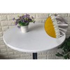 Perfk Waterproof Polyester Fitted Table Cover Cloth Decorative Round Tablecover