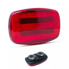 ProLED Battery Powered Magnetic Mounted Red Two Function Safety Light