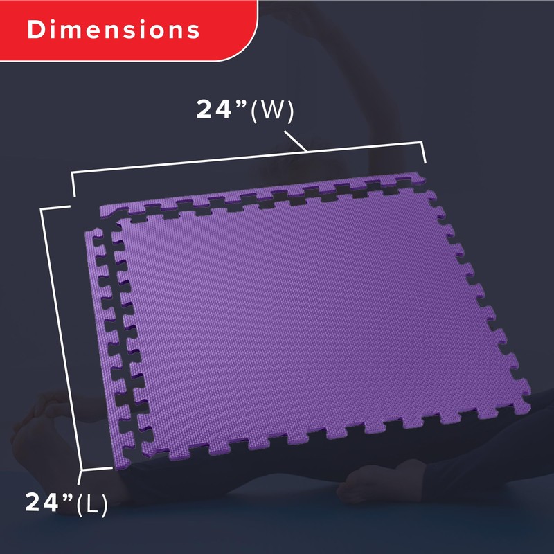 We Sell Mats 1/2-inch Multi-Purpose, Purple, 100 Sq Ft (25