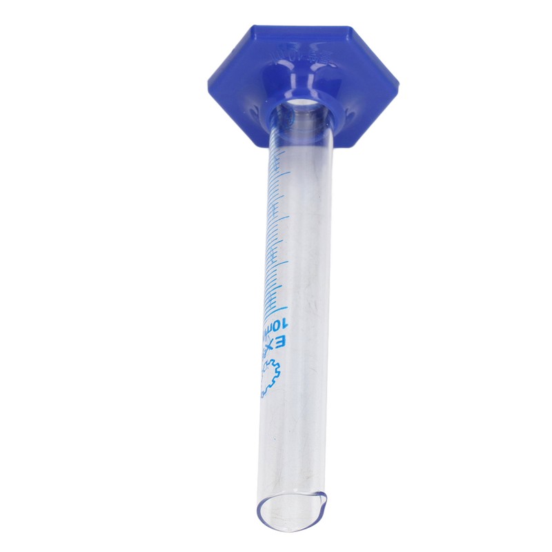 10PCS 10mL Measuring Cylinder Glass Graduated Cylinder Set Laboratory Experiment