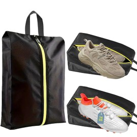 【Odor-Absorbing Shoe Bags for Travel & Sports】Smell Proof Shoe Organizer with Active Carbon Fabric, Water-Resistant & Lightweight Design for Gym Shoes, Cleats, Sneakers Storage