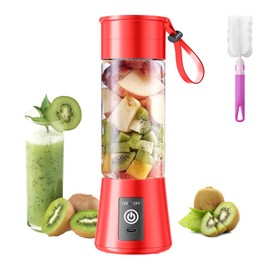 Personal Blender for Shakes and Smoothies - 2025 New Upgrade Cordless Portable Blender USB-C Rechargeable, 380Ml BAP Free Juice Cup, 6 Blades Freshly Squeezed for Picnic/Sprots, 20000Rpm/Min Speed