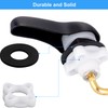 iFealClear Universal Brass Toilet Handle Replacement Kit, Front Mount Toilet