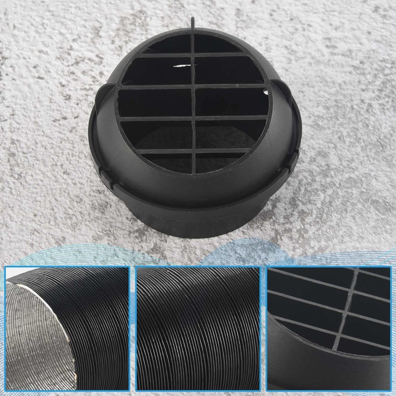 Nagoyuki 75mm Pipe Heater Flexible Air Hose Vent Hose Outlet