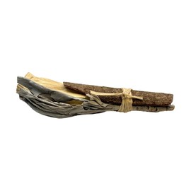 VIE Mini Smudge Cluster, White Sage with Palo Santo and Cinnamon 4", Pack of 2