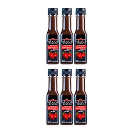 Mexico Lindo Habanero Tatemado Xxxtra Hot Sauce Display, 5 fl oz, Pack of 6