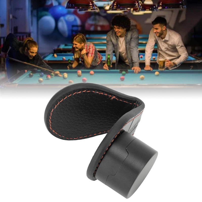 Taom Pool Chalkagnetic Leather Billiard Cue Chalk Holder, Magnetic Pocket