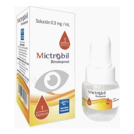 Bimatoprost Mictrobil Crecimiento De Pestañas 0.3 Ml
