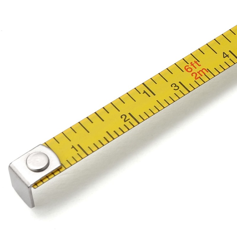 Spifflyer 2pc Mini Tape Measure Keyring Measuring Tape Retractable 2M