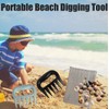 2PCS Sand Scoop with Shovel Sand,Flea Rake with Beach Mesh