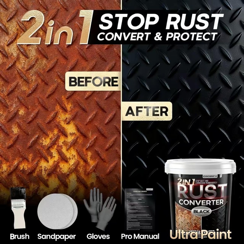 Ultra 2-in-1 Rust Converter Paint & Metal Primer, 35 oz