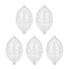 Gllehkt 5Pcs FishingsCastings Bobbers Float Fishing Clear Float Plastics Oval