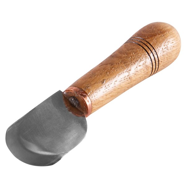 Leather Knife Cutting Knife Edging Knife with Wooden Handle. Leather