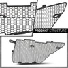 LQI Front Radiator Guard Grille Grill Covers Compatible with Chevy