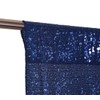 SquarePie Sequin Backdrop 10FT x 10FT Navy Blue Curtain Background