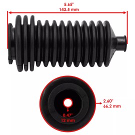 Caltric Steering Rack And Pinion Boot Kit for Polaris RZR XP 1000 2014 2015 2016-2018