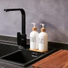 MOMEEMO White Soap Dispenser Set, Contains Hand and Dish Soap