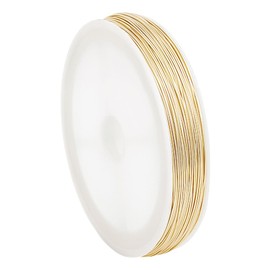 PH PandaHall 14K Gold Plated Copper Wire 180ft 22 Gauge Copper Beading Wire for Bracelet Ankelet Jewelry Making Bendable Brass Beading Wire Golden Brass Wire for Crafting Metal Wire Sculpture