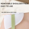 2Pair Shoulder Pads Non Slip Sewing Sponge Shoulder Pad Clothing
