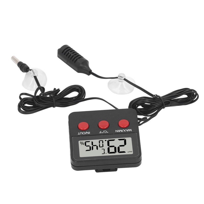 Mini Temperature and Humidity Meter with 2 Probes Digital Hygrometer