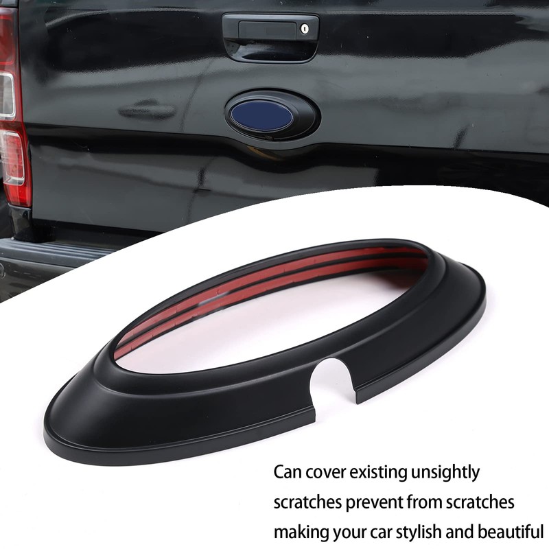 Car Tailgate Trim Cap Ring Trim Compatible with Ford Ranger