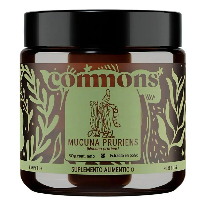 Mucuna Pruriens Adaptógeno 50g Commons Polvo 100 Orgánico