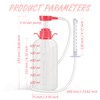 Douche Bulb Kit, Cleanser Douche for Women, Reusable Manual Pressure